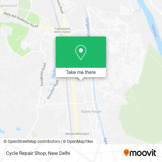 Cycle Repair Shop map