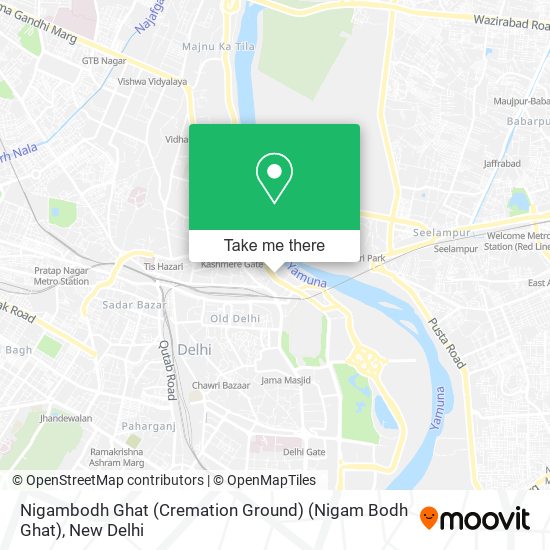 Nigambodh Ghat (Cremation Ground) (Nigam Bodh Ghat) map