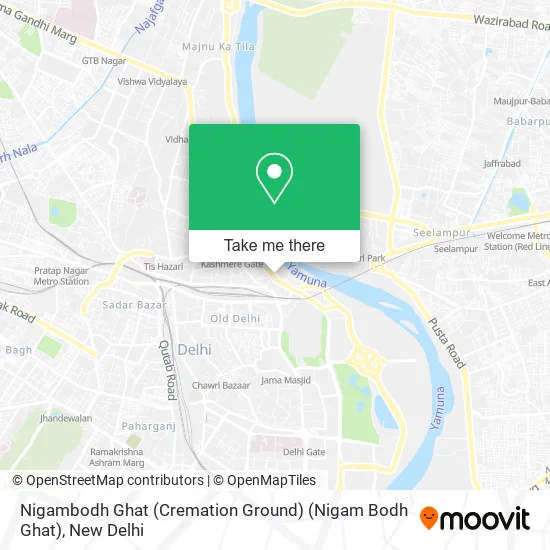 Nigambodh Ghat (Cremation Ground) (Nigam Bodh Ghat) map
