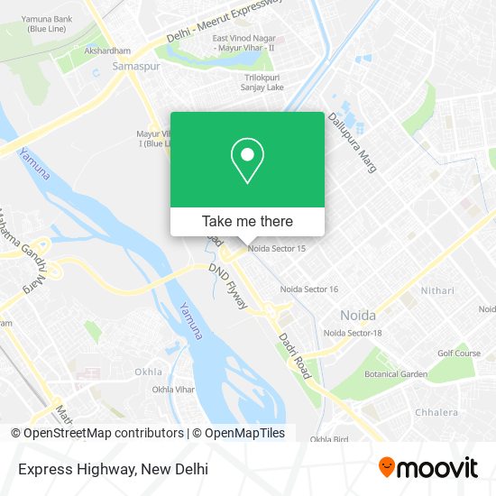 Express Highway map