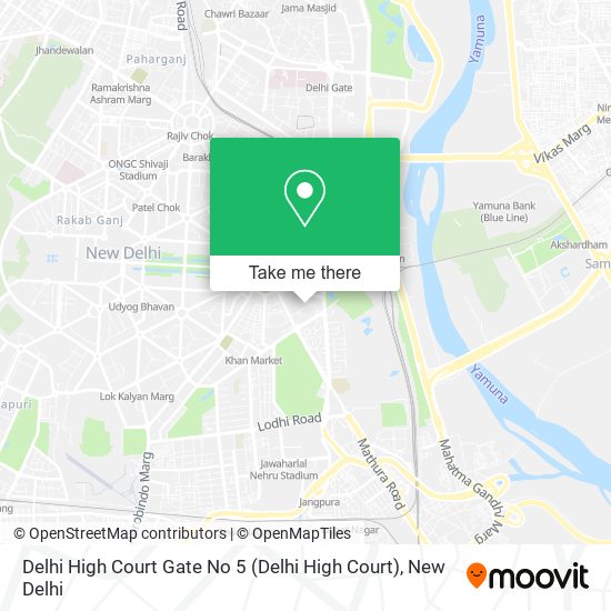 Delhi High Court Gate No 5 map