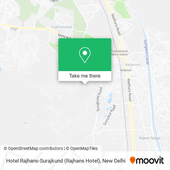 Hotel Rajhans-Surajkund (Rajhans Hotel) map