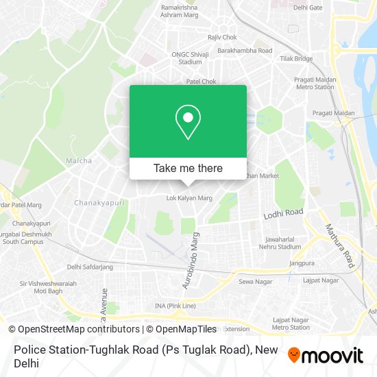 Police Station-Tughlak Road (Ps Tuglak Road) map