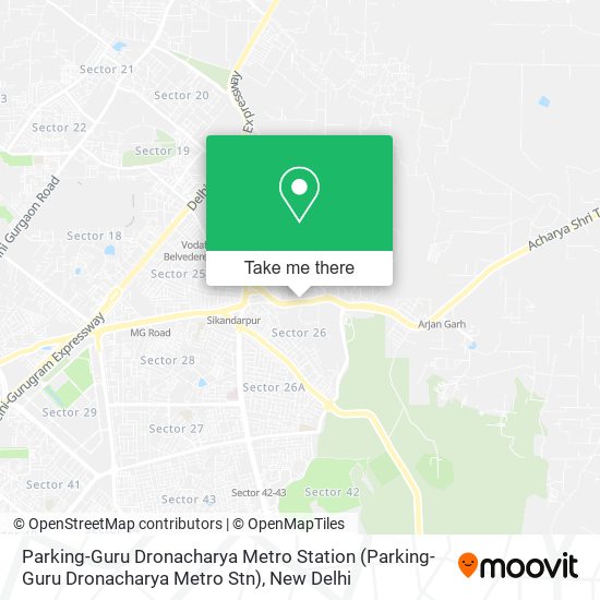 Parking-Guru Dronacharya Metro Station map