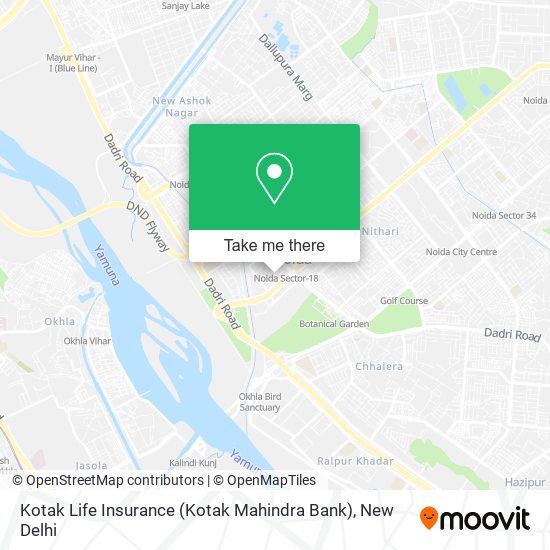 Kotak Life Insurance (Kotak Mahindra Bank) map