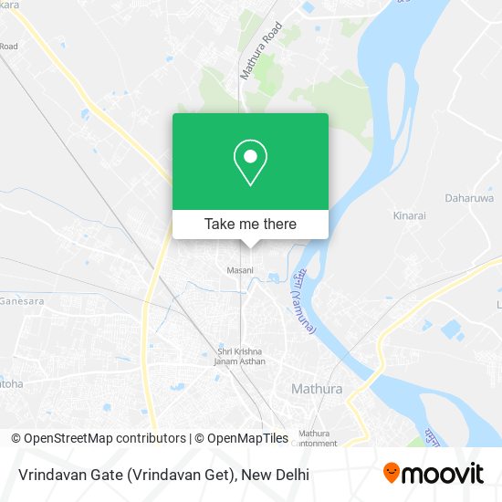 Vrindavan Gate (Vrindavan Get) map