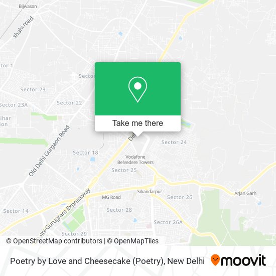 Poetry by Love and Cheesecake map