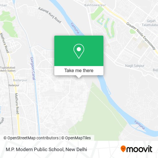 M.P. Modern Public School map