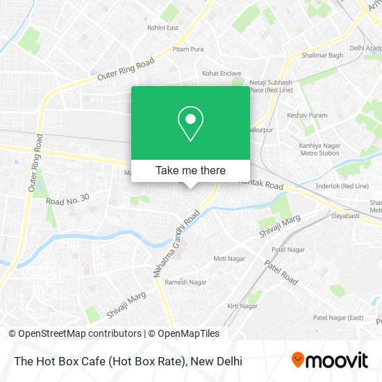The Hot Box Cafe (Hot Box Rate) map