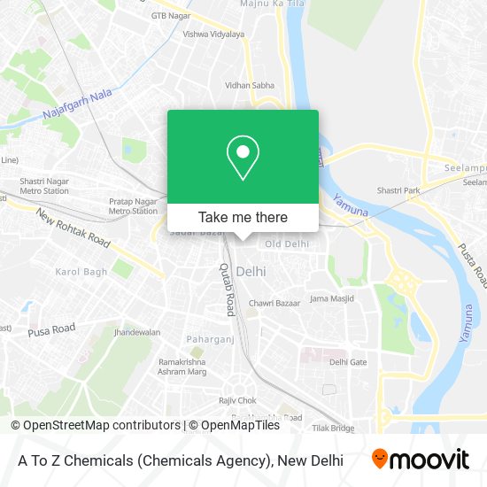 A To Z Chemicals (Chemicals Agency) map