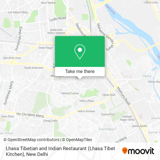 Lhasa Tibetian and Indian Restaurant (Lhasa Tibet Kitchen) map