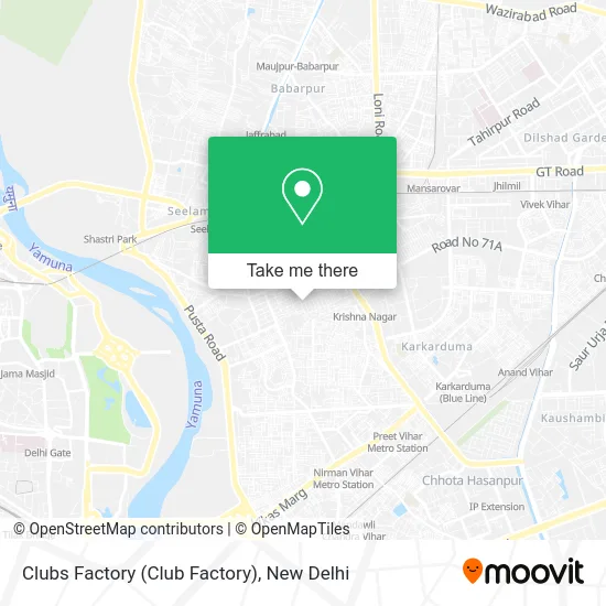 Clubs Factory (Club Factory) map