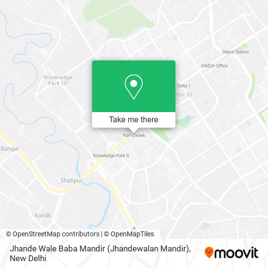 Jhande Wale Baba Mandir (Jhandewalan Mandir) map