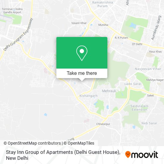 Stay Inn Group of Apartments (Delhi Guest House) map