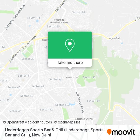 Underdoggs Sports Bar & Grill map