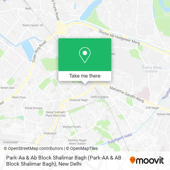 Park-Aa & Ab Block Shalimar Bagh (Park-AA & AB Block Shalimar Bagh) map