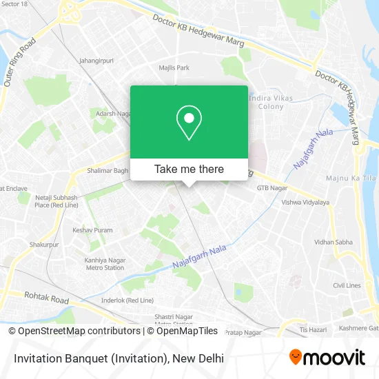 Invitation Banquet map