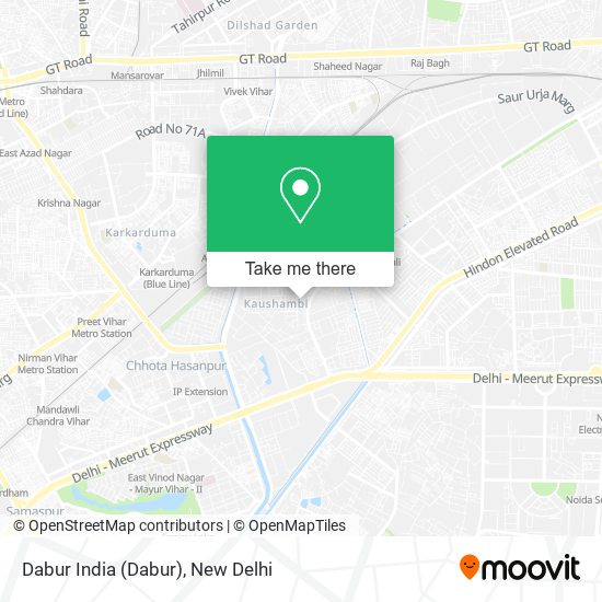 Dabur India map