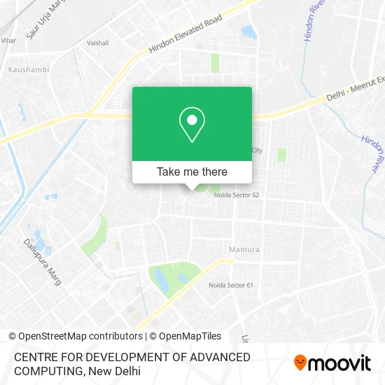 CENTRE FOR DEVELOPMENT OF ADVANCED COMPUTING map