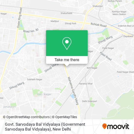 Govt. Sarvodaya Bal Vidyalaya map