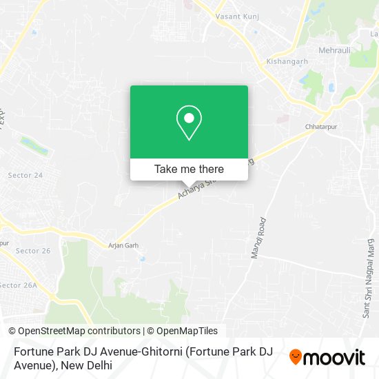Fortune Park DJ Avenue-Ghitorni map
