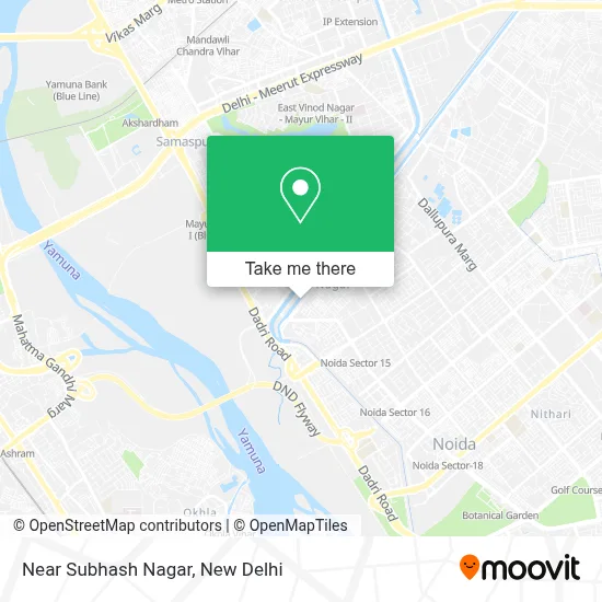 Near Subhash Nagar map
