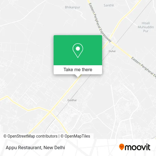 Appu Restaurant map
