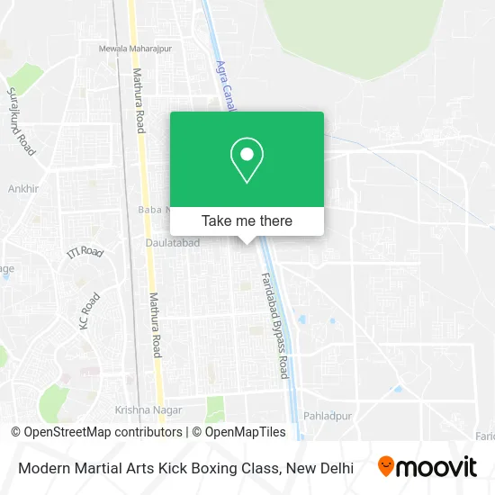 Modern Martial Arts Kick Boxing Class map
