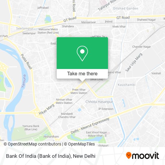 Bank Of India (Bank of India) map