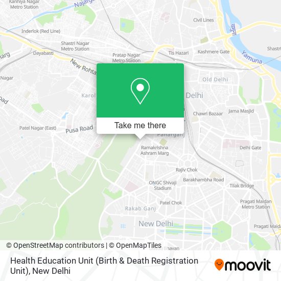 Health Education Unit (Birth & Death Registration Unit) map