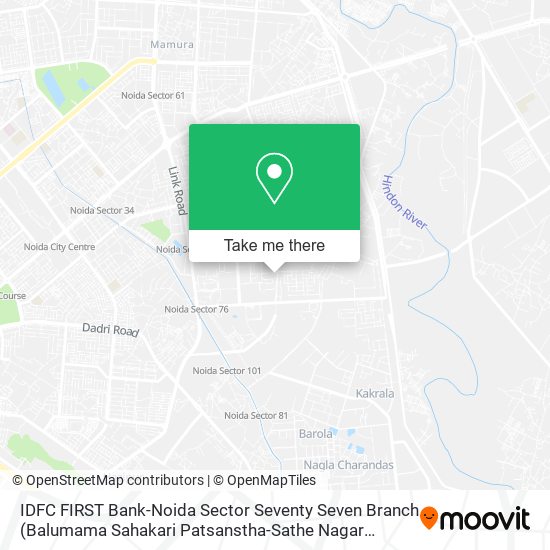 IDFC FIRST Bank-Noida Sector Seventy Seven Branch map