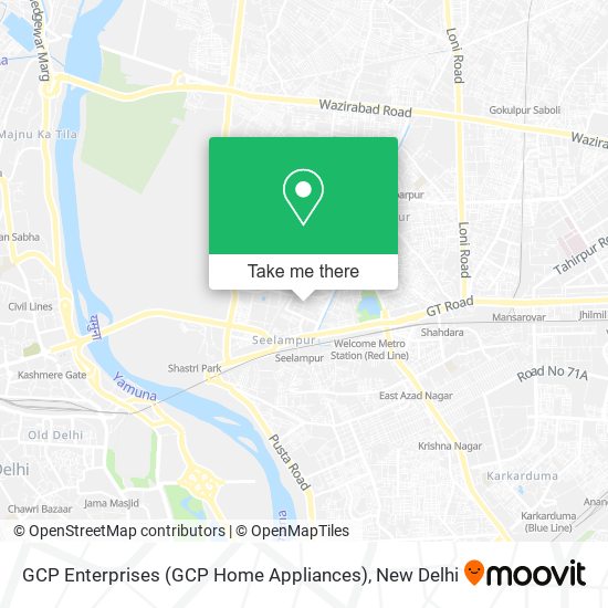 GCP Enterprises (GCP Home Appliances) map