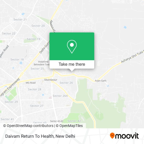 Daivam Return To Health map