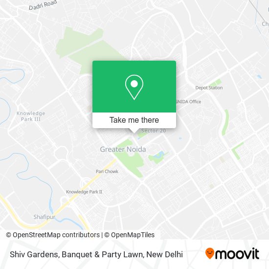 Shiv Gardens, Banquet & Party Lawn map