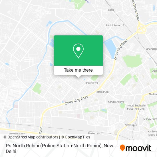 Ps North Rohini (Police Station-North Rohini) map