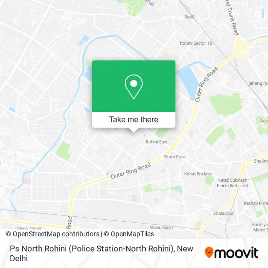 Ps North Rohini (Police Station-North Rohini) map
