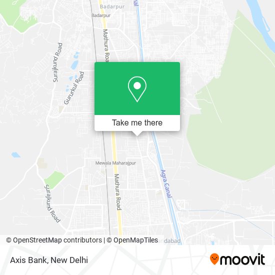 Axis Bank map