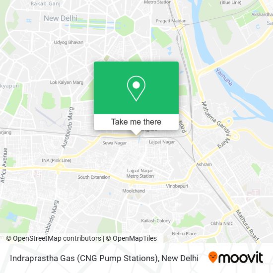 Indraprastha Gas (CNG Pump Stations) map
