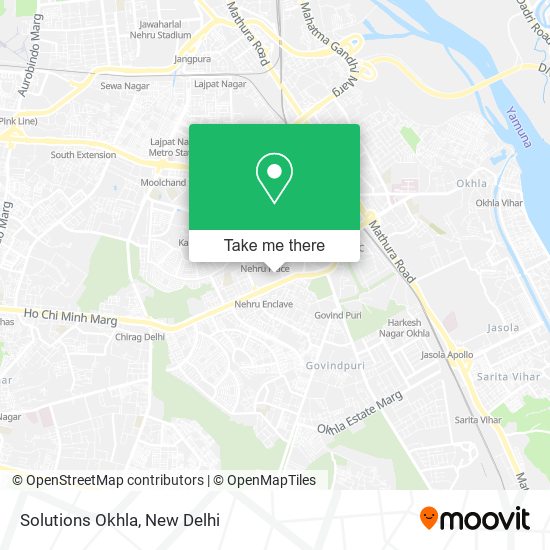Solutions Okhla map