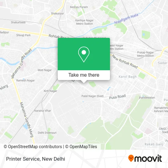 Printer Service map