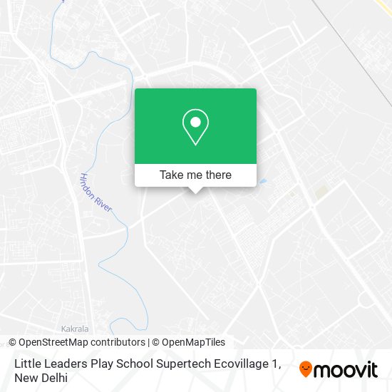 Little Leaders Play School Supertech Ecovillage 1 map