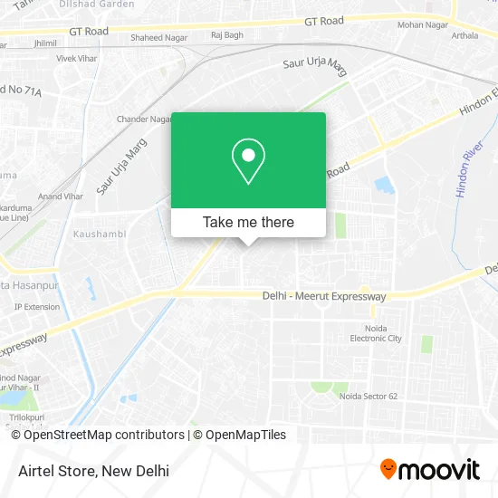 Airtel Store map