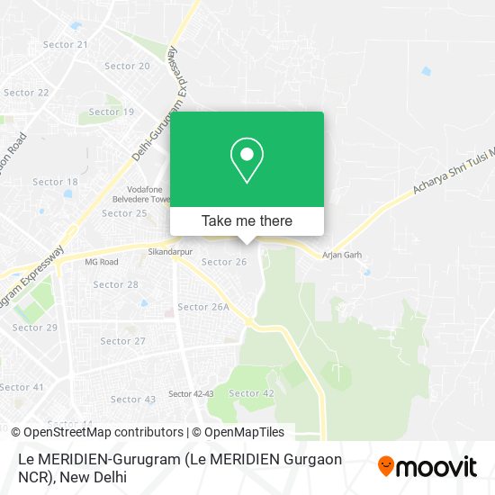 Le MERIDIEN-Gurugram (Le MERIDIEN Gurgaon NCR) map