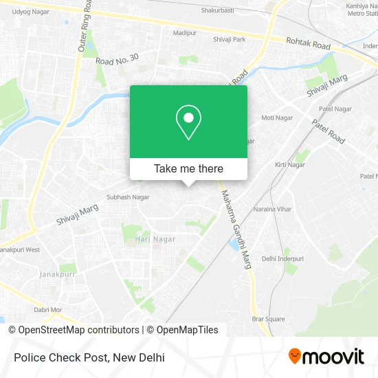 Police Check Post map