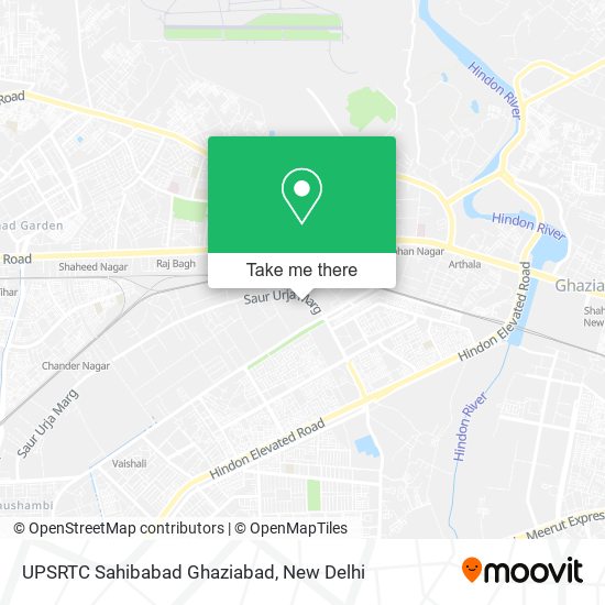 UPSRTC Sahibabad Ghaziabad map