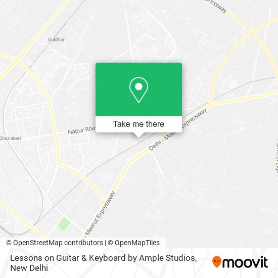 Lessons on Guitar & Keyboard by Ample Studios map