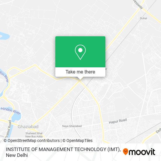 INSTITUTE OF MANAGEMENT TECHNOLOGY (IMT) map