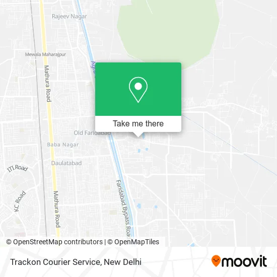 Trackon Courier Service map