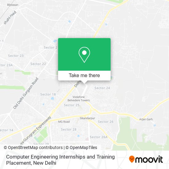 Computer Engineering Internships and Training Placement map