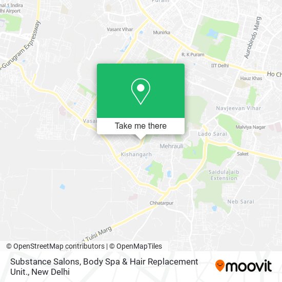Substance Salons, Body Spa & Hair Replacement Unit. map